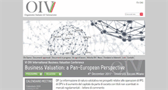 Desktop Screenshot of fondazioneoiv.it